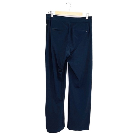 Athleta Gramercy Track Pants Trouser Size 4 X-Small Navy Blue & Black EUC - Picture 5 of 10